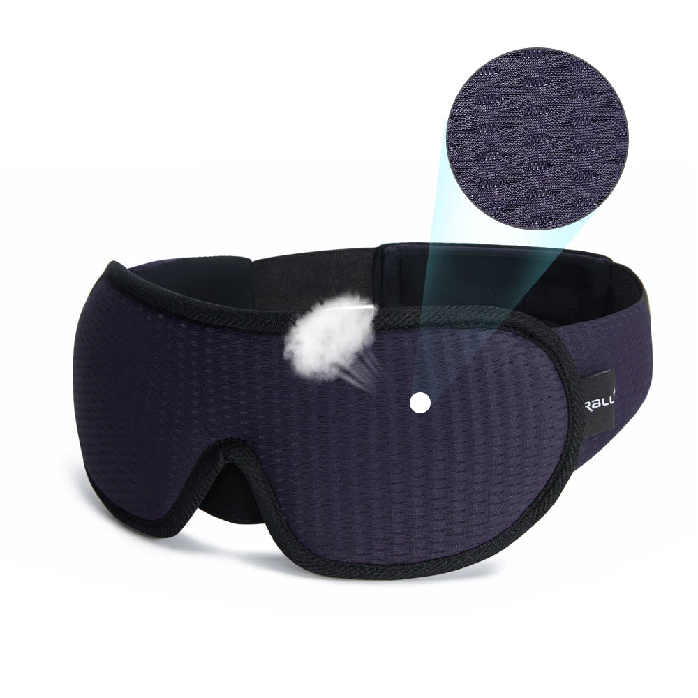 3D Sleeping Mask - Blackout - Light Soft Padded Sleep Mask