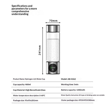 Hydrogen Generator Water Bottle - 6000PPB