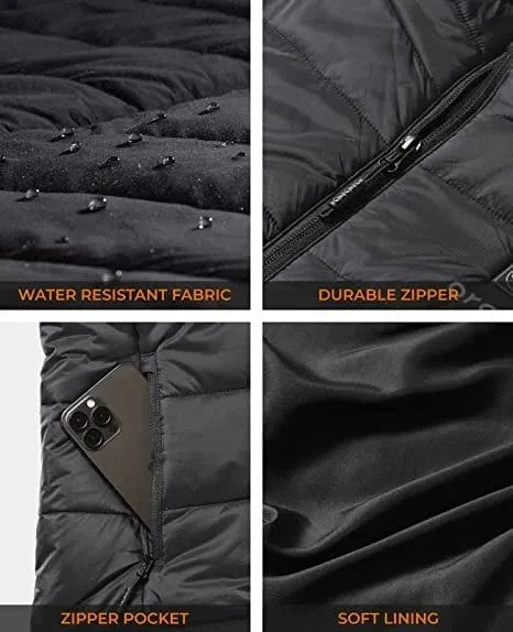 15-Heat Zone Heated Vest For Men & Women With Battery Pack (2025 Update)