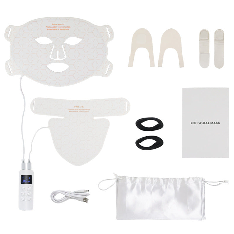 Near-Infrared LED Face Light Mask - 460nm, 590nm, 630nm, 850nm Spectrum Light
