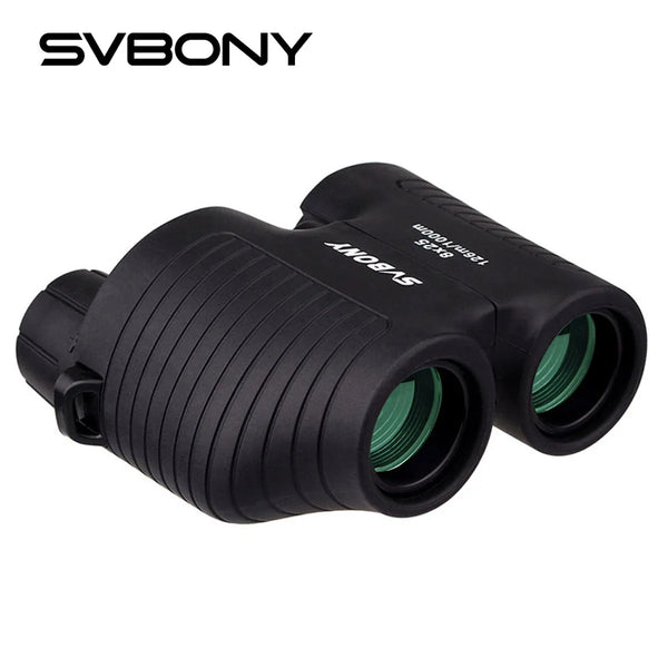 SVBONY SV10/SV10S 8x25 Compact Binoculars - Fixed Focus, Multi-coated Porro Prism Lenses