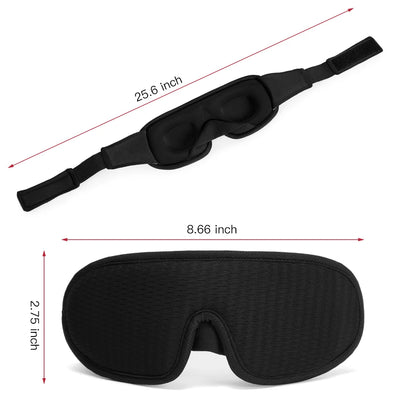 3D Sleeping Mask - Blackout - Light Soft Padded Sleep Mask