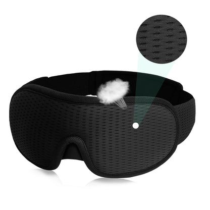 3D Sleeping Mask - Blackout - Light Soft Padded Sleep Mask
