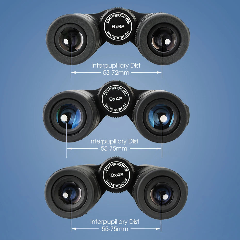 Svbony SV47 8x32/8x42/10x42 Binoculars - Bak4 Prism HD FMC Lens, IPX7 Waterproof