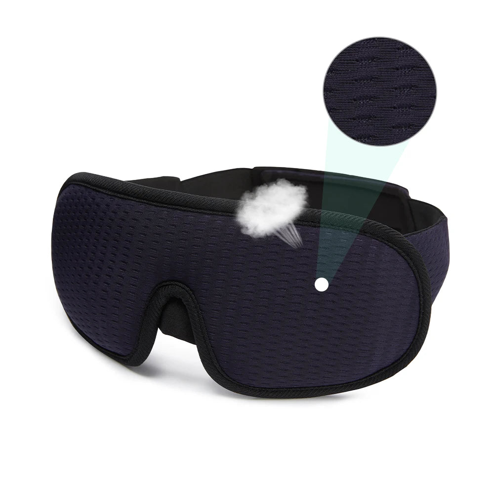 3D Sleeping Mask - Blackout - Light Soft Padded Sleep Mask