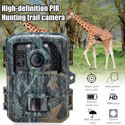 BORME Mini Trail Camera - MiniDL003 16MP 1080P - Night Vision Photo - Motion Camera