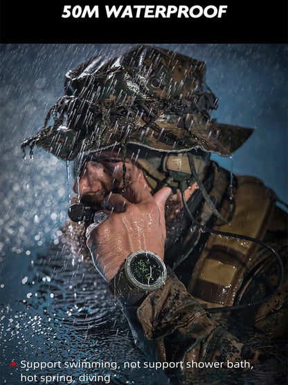 NORTH EDGE TANK 3 Smartwatch - Pedometer, Compass, Waterproof 50M