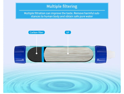 Filterwell 6L Gravity Fed Water Purifying Filter Bag - Water Filtration System - Emergency Survival Camping Water Purifier