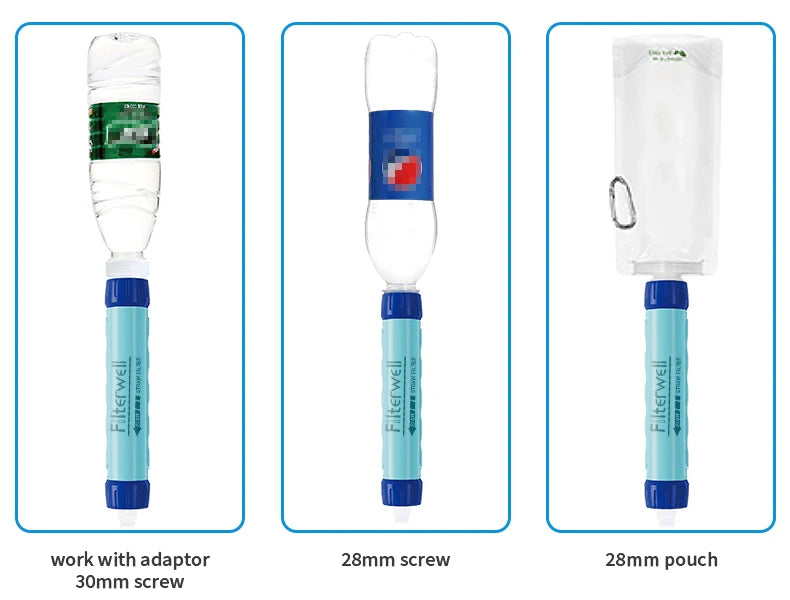 Filterwell 6L Gravity Fed Water Purifying Filter Bag - Water Filtration System - Emergency Survival Camping Water Purifier