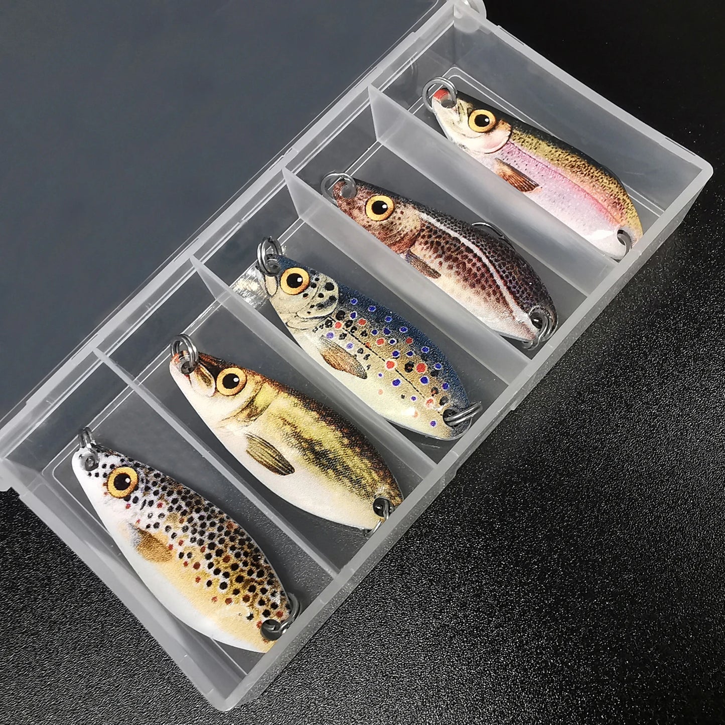 ANFS 1pc/5pc 5g Casting Spoon - Metal Fishing Lure