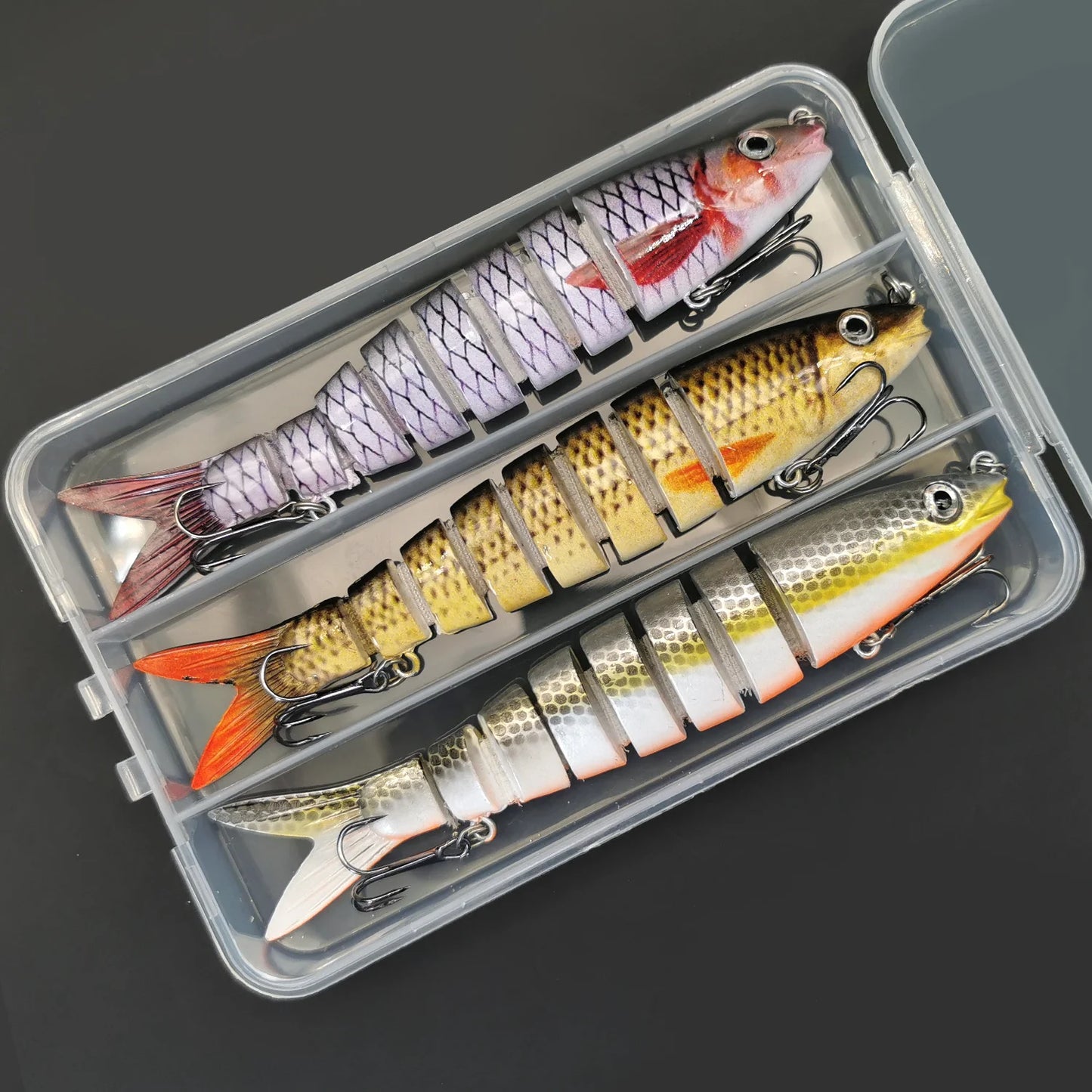 ANFS 5pcs/3pcs Multi Jointed Artificial Bait - Slow Sinking Bionic Fishing Lures