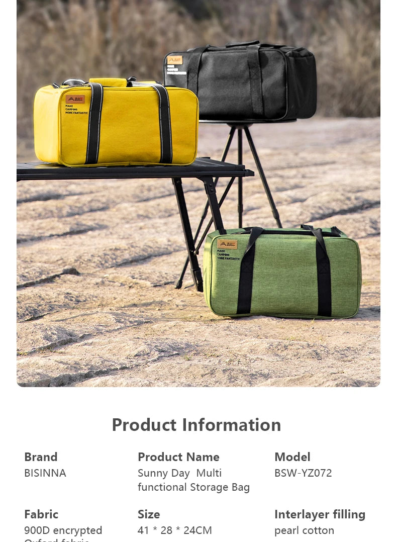 BISINNA 26L Camping Bag - Camp Accessory Organizer - Hiking, Hunting, Camping Pack