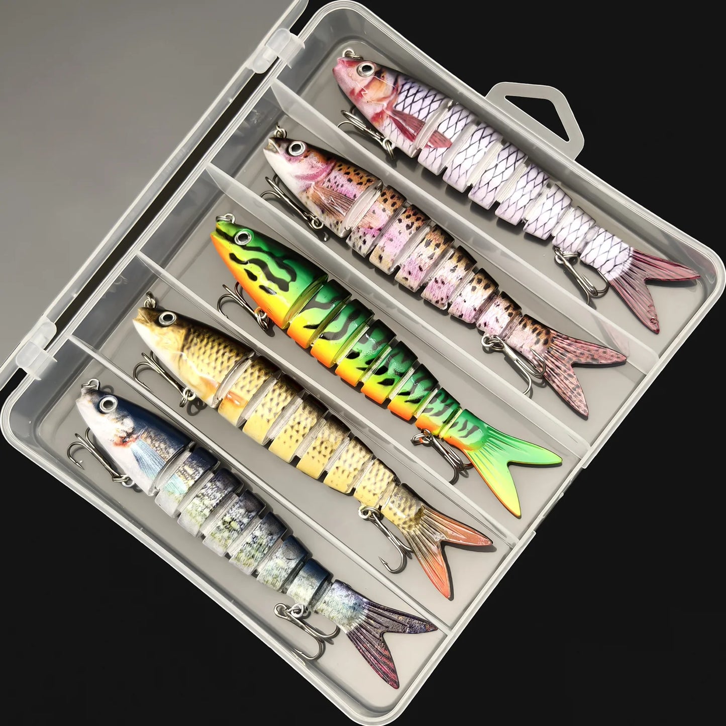 ANFS 5pcs/3pcs Multi Jointed Artificial Bait - Slow Sinking Bionic Fishing Lures