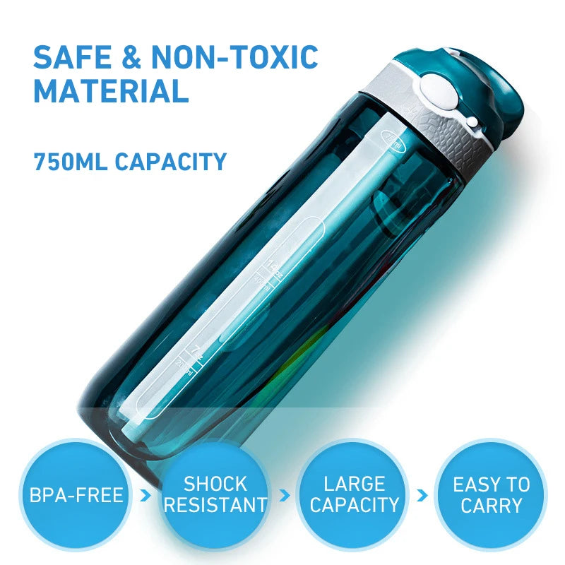 Water Filter Bottle - Water Purifier Drinking Bottle - Hiking, Camping, Survival or Emergency Water Purification - Replaceable Filter/Reusable Bottle