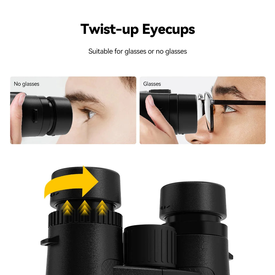 Svbony SV202 Upgraded Wide-angle ED Binoculars 8x32/8x42/10x42 - Bak4 Prism, IPX7 Waterproof, Fogproof