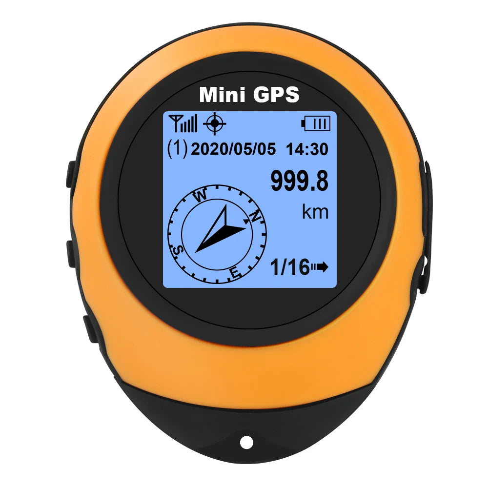 High-Precision Satellite Mini Handheld GPS - Coordinates, Compass, Altitude