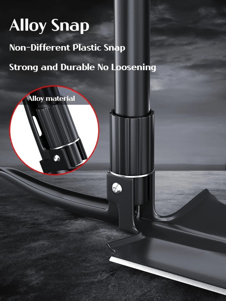 New Survival/Backpacking Folding Shovel & Pick - Steel Folding Spade with Serrated Edge & Carry Bag
