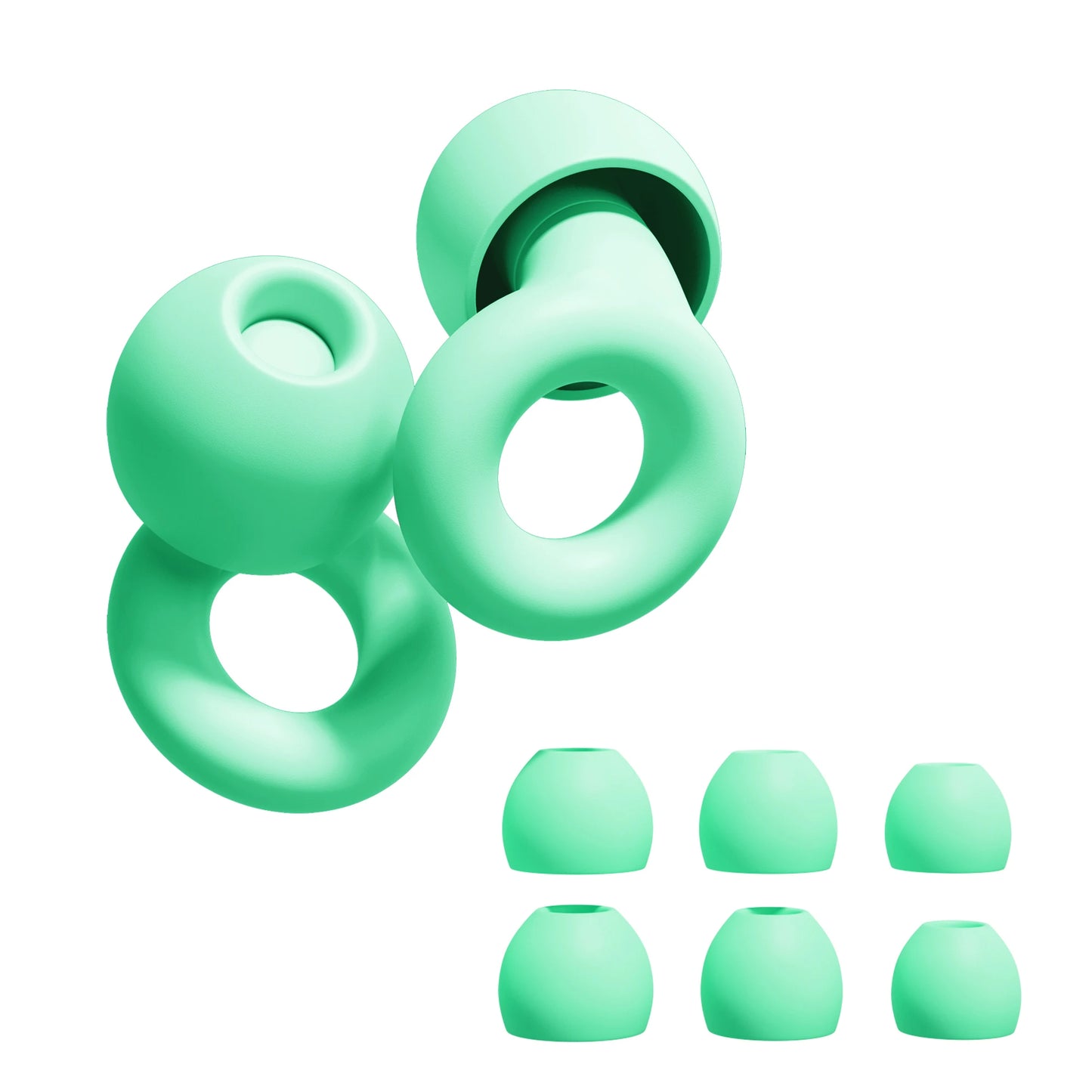 Loop Super Soft Silicone Ear Plugs – Reusable Hearing Protection for Noise Reduction 8 Ear Tips in XS/S/M/L