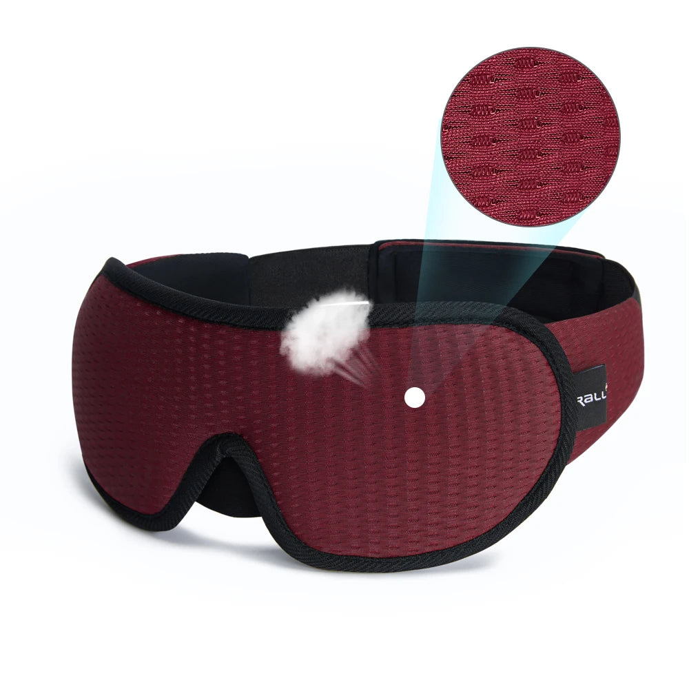 3D Sleeping Mask - Blackout - Light Soft Padded Sleep Mask