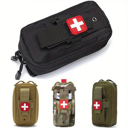First Aid Tourniquet Kit - Emergency Medical Rescue EDC Pouch - Gauze, Scissors, Molle Survival Tool