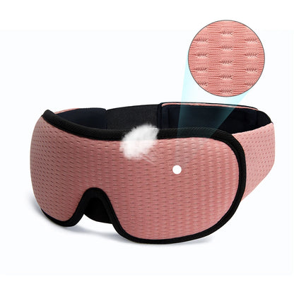3D Sleeping Mask - Blackout - Light Soft Padded Sleep Mask