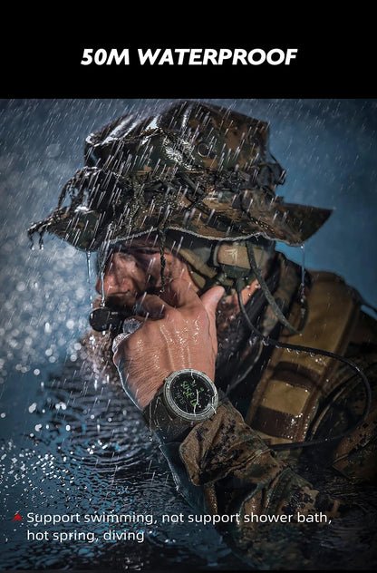 NORTH EDGE TANK 3 Smartwatch - Pedometer, Compass, Waterproof 50M