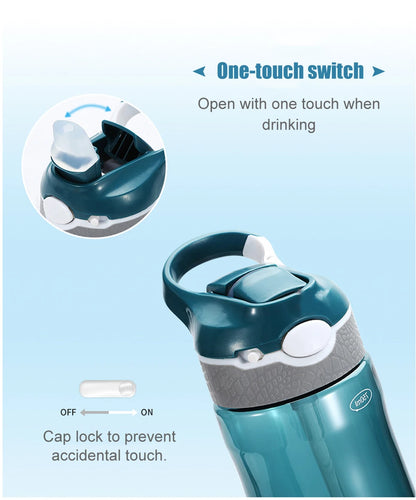 Water Filter Bottle - Water Purifier Drinking Bottle - Hiking, Camping, Survival or Emergency Water Purification - Replaceable Filter/Reusable Bottle