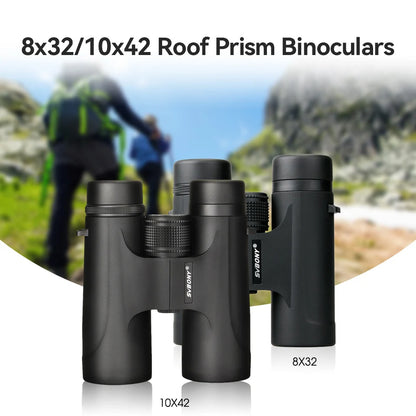 Svbony F9333A/F9333B 10X42/8X32 Binoculars - Powerful HD Lens Coatings, Long Range