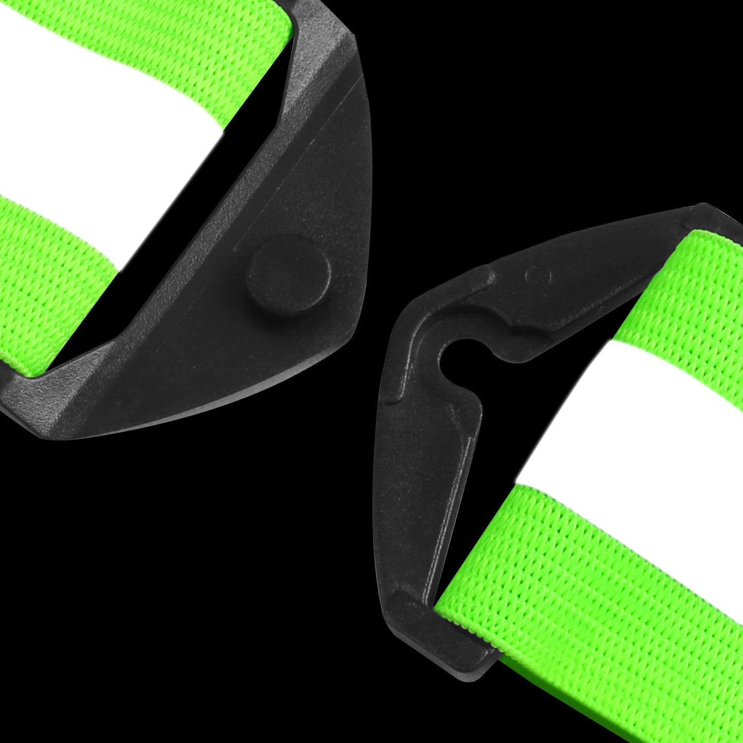 LED Illuminated Reflective Vest - High Visibility Straps - Rechargeable