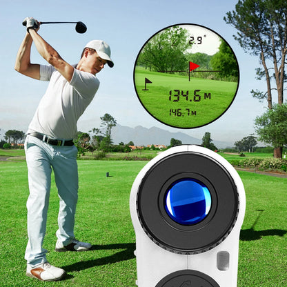 REVASRI 1000m/600m Golf Rangefinder with Slope and Flag Pole Lock Vibration - External Slope Switch - Rechargeable - Golf Tournament Legal