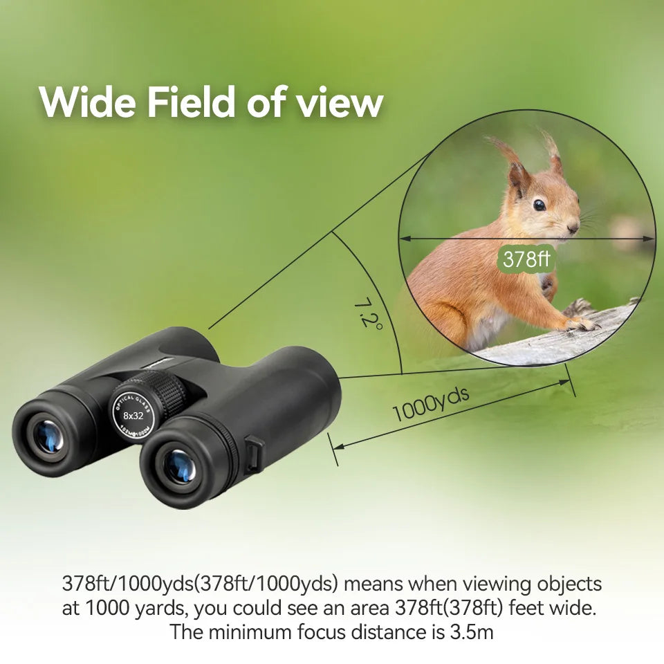 Svbony F9333A/F9333B 10X42/8X32 Binoculars - Powerful HD Lens Coatings, Long Range