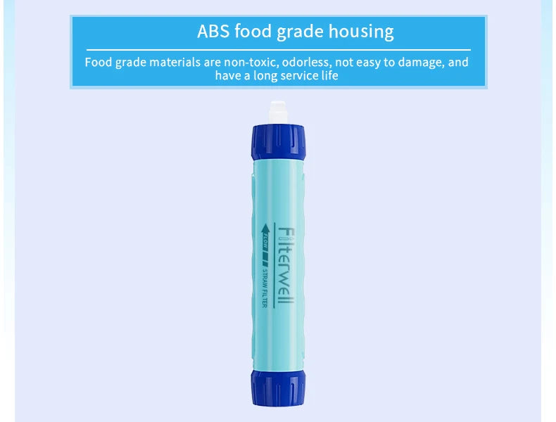 Filterwell Filter Cartridge Refills - Water Filtration System - Emergency Survival Camping Water Purifier