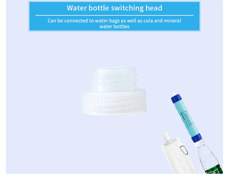Filterwell 6L Gravity Fed Water Purifying Filter Bag - Water Filtration System - Emergency Survival Camping Water Purifier