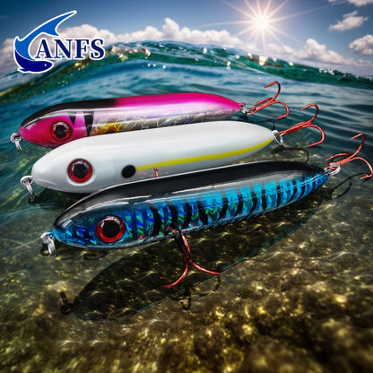 ANFS 1pc/3pcs Supreme Realistic Topwater Fishing Lure - Pencil Artificial Bait For for Saltwater & Freshwater