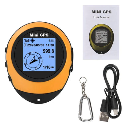 High-Precision Satellite Mini Handheld GPS - Coordinates, Compass, Altitude