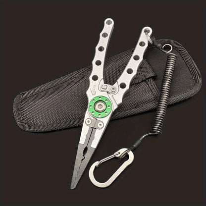ANFS Fish Lip Gripper Pliers - Fishing Lip Gripper with Scale 40LB/18KG - Lockable Fish Gripping Pliers