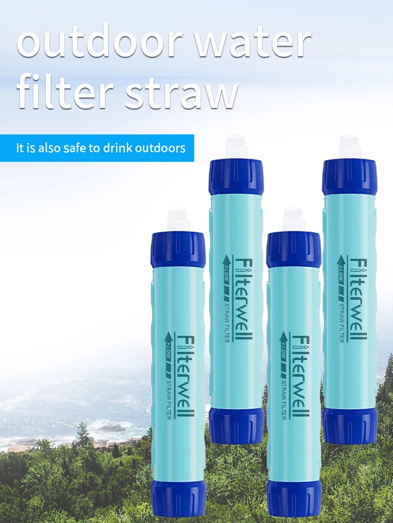 Filterwell Filter Cartridge Refills - Water Filtration System - Emergency Survival Camping Water Purifier