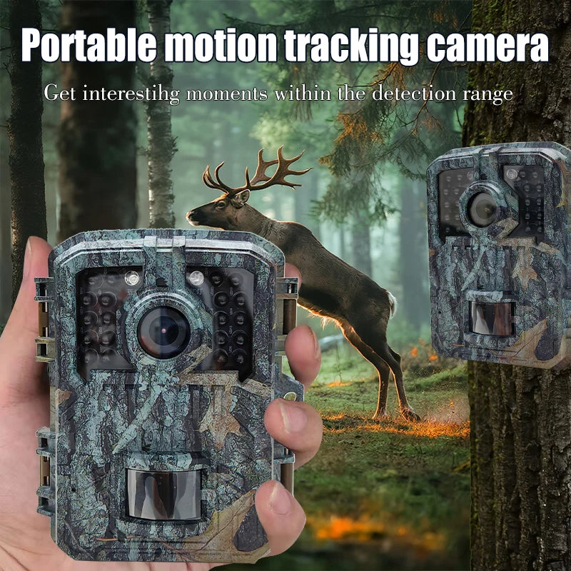 BORME Mini Trail Camera - MiniDL003 16MP 1080P - Night Vision Photo - Motion Camera