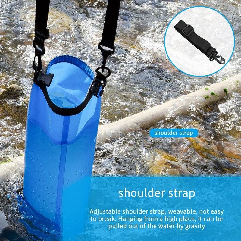 Filterwell 6L Gravity Fed Water Purifying Filter Bag - Water Filtration System - Emergency Survival Camping Water Purifier