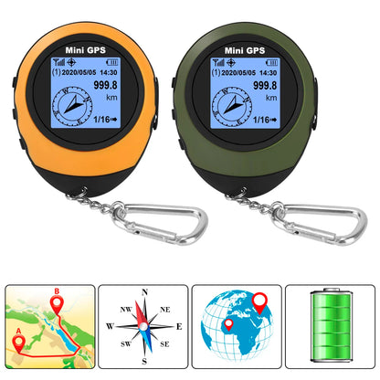 High-Precision Satellite Mini Handheld GPS - Coordinates, Compass, Altitude