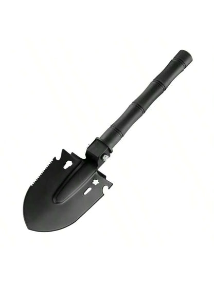 Survival/Backpacking Folding Shovel & Pick - Steel Folding Spade with Serrated Edge & Carry Case