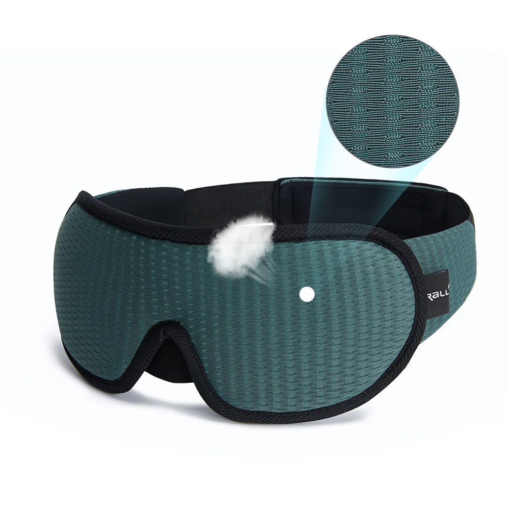 3D Sleeping Mask - Blackout - Light Soft Padded Sleep Mask