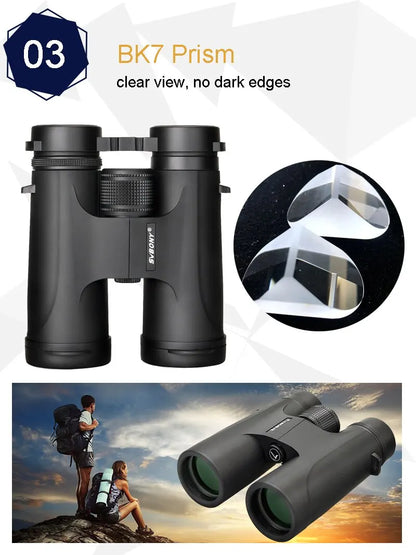 Svbony F9333A/F9333B 10X42/8X32 Binoculars - Powerful HD Lens Coatings, Long Range