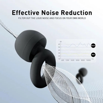 Loop Super Soft Silicone Ear Plugs – Reusable Hearing Protection for Noise Reduction 8 Ear Tips in XS/S/M/L