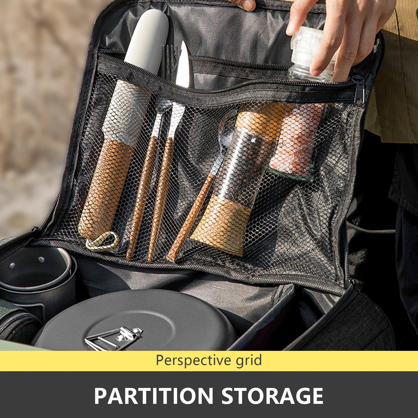 BISINNA 26L Camping Bag - Camp Accessory Organizer - Hiking, Hunting, Camping Pack