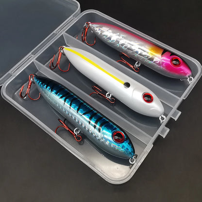 ANFS 1pc/3pcs Supreme Realistic Topwater Fishing Lure - Pencil Artificial Bait For for Saltwater & Freshwater