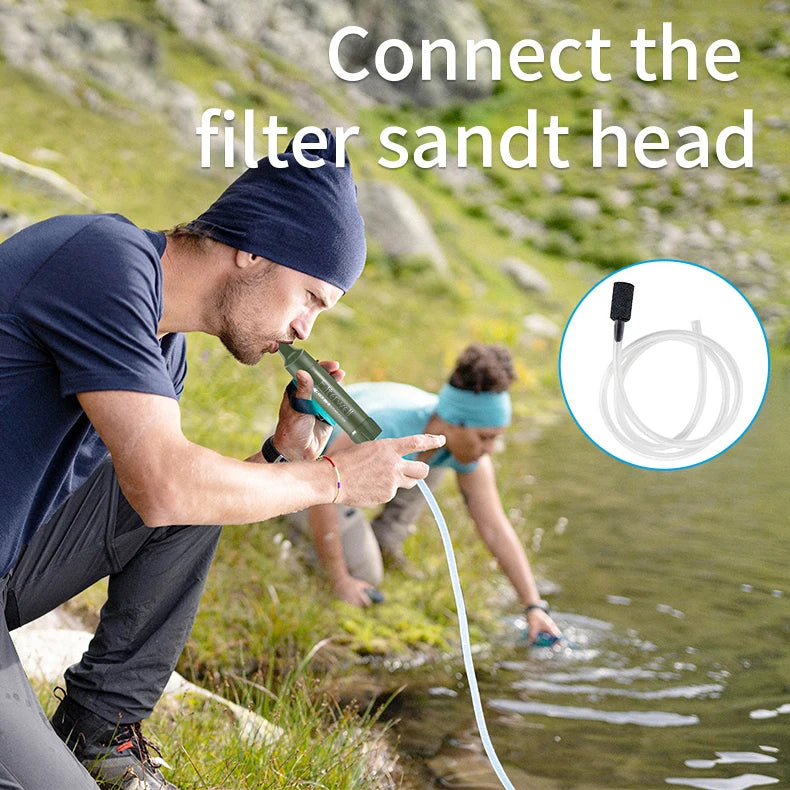 Filterwell Mini Portable Water Filter Straw - Water Filtration System ...