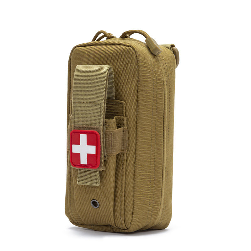 First Aid Tourniquet Kit - Emergency Medical Rescue EDC Pouch - Gauze, Scissors, Molle Survival Tool