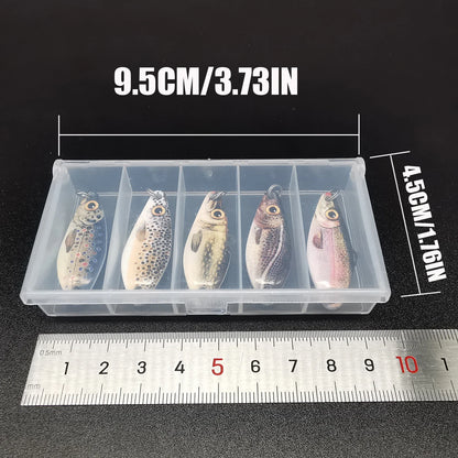 ANFS 1pc/5pc 5g Casting Spoon - Metal Fishing Lure