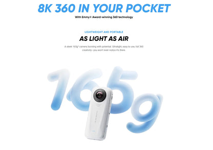 Insta360 X4 Air 2025 New Launch 360 Action Camera 8K 30fps Lightweight 165g Replaceable Lens Insta 360 Original Sports Cam